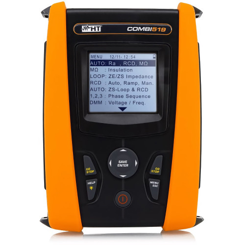 HT Instruments COMBI519 Advanced multifunction installation tester for verification of electric safety