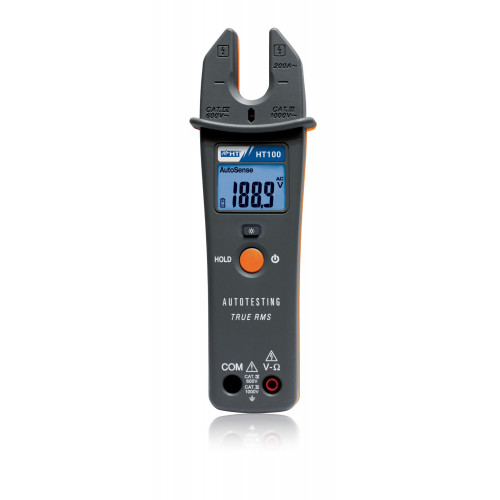 HT Italia HT100 Pinza amperometrica TRMS a toroide aperto AC 200A