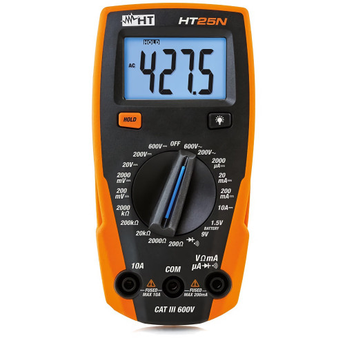 HT Instruments HT25N Compact digital multimeters in CAT III