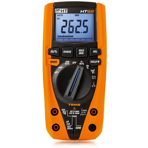 HT Instruments HT62 TRMS Digital Multimeter with temperature measurement
