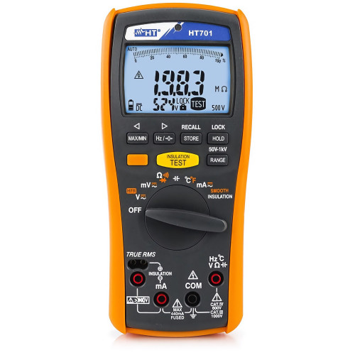 HT Instruments HT701 Professional Multimeter with insulation measurement up to 1000V