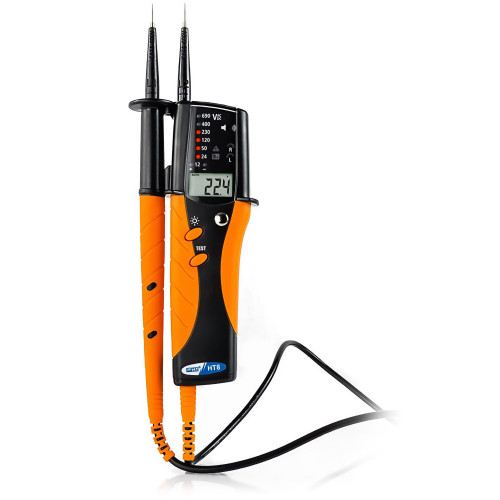 HT Instruments HT8 2-pole multifunction tester with indication of values with LEDs and on the display