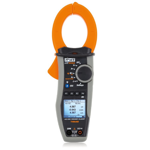 HT Instruments HT9023 TRMS AC/DC clamp-on power quality analyzer with wi-fi connection