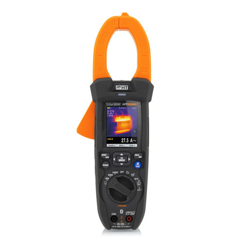HT Instruments HT9025T AC/DC TRMS 1000A Clamp Meter with Integrated Thermal Imager 120x120pxl