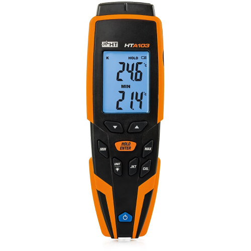 HT Instruments HTA103 Thermometer for measuring temperature with K/J-type probe