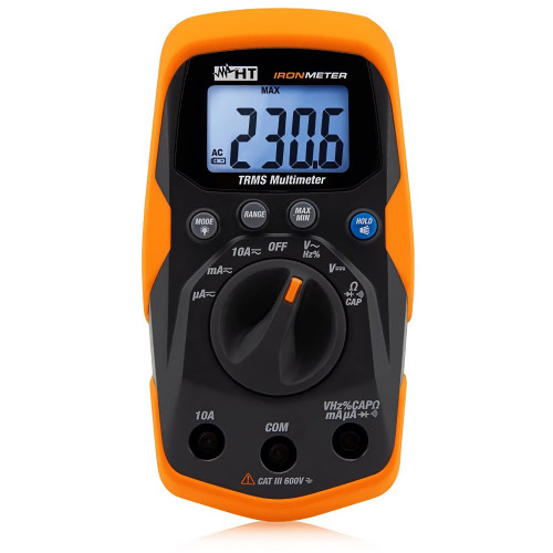 HT Instruments IRONMETER TRMS AC/DC unbreakable digital multimeter