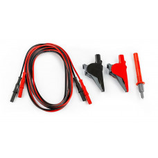 HT Instruments KIT0070 Set of 2 cables, 1 lead, 2 alligator clips red, black