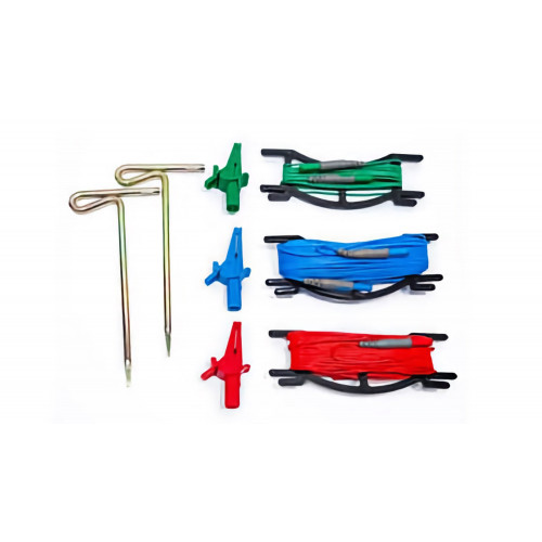 HT Instruments KIT0071 Set of 2 rods and 3 cable coils blue, red, green