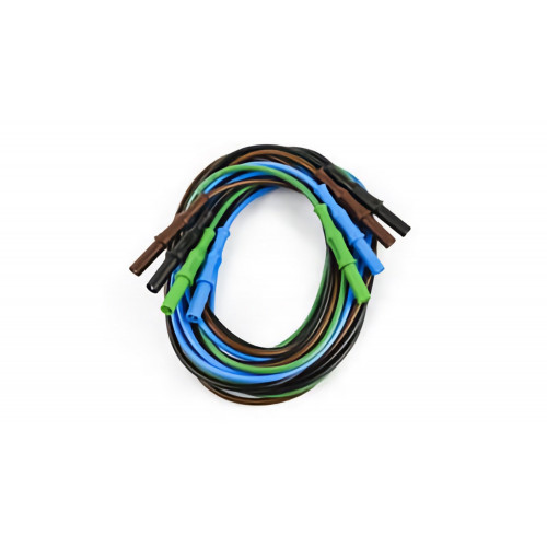 HT Instruments KITMPPACW Set of cables green, blue, brown or black with 4mm banana connectors