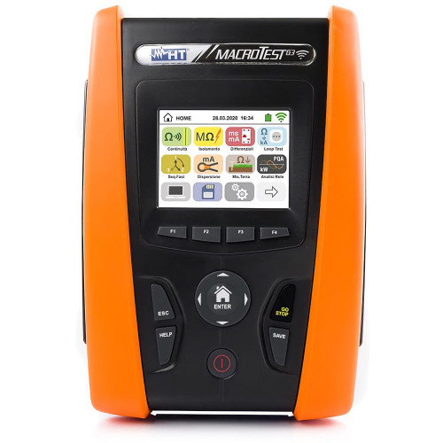 HT Instruments MACROTESTG3 Advanced multifunction installation tester for verification of electric safety