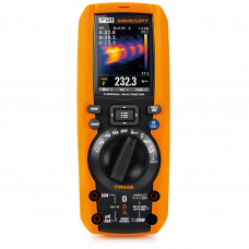 HT Instruments MERCURY Professional multimeter with built-in infrared camera + F3000U AC flexible clamp