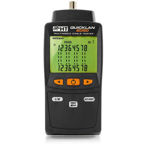 HT Instruments QUICKLAN6050 Hand-held LAN wire mapper with wire-length measurement