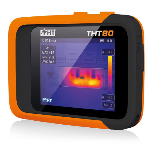 HT Instruments THT80 Handheld Thermal Imager 120x90px, Temp. 550° C with PiP and WiFi