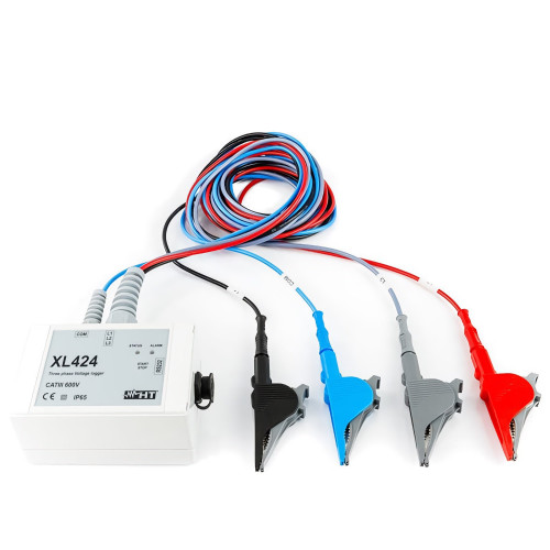 HT Instruments XL424 TRMS three-phase voltage Data logger