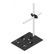 Inspectis HD-060-LWD-LB-E, Single-arm Boom Stand, LWD, Large Base with PCB Holder, ESD-Protected