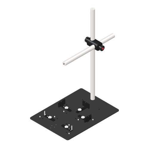 Inspectis HD-060-LWD-LB-E, Single-arm Boom Stand, LWD, Large Base with PCB Holder, ESD-Protected Inspectis HD-060-LWD-LB-E, Single-arm Boom Stand, LWD, Large Base with PCB Holder, ESD-Protected