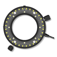 Inspectis HD-124-WUV Dual LED White and UV Ring Light with Segment Control