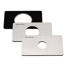 Inspectis HD-242 Metallic window plates with circular aperture (3 pcs kit)