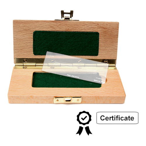 Inspectis HD-244 Calibration Scale, 1m, Div 1mm with accredited certificate