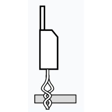 Iteco 132400 Tool Double loop on 3 rheophores in line for SUPERCUT/TOCF