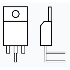 Iteco 133100 Tool 90° bend and offset central rheophor for SUPERCUT/TOCF
