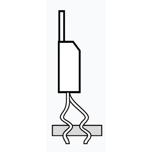 Iteco 162300 TO220 central pin, double loop on 3 pins tool for Supercut and Superform