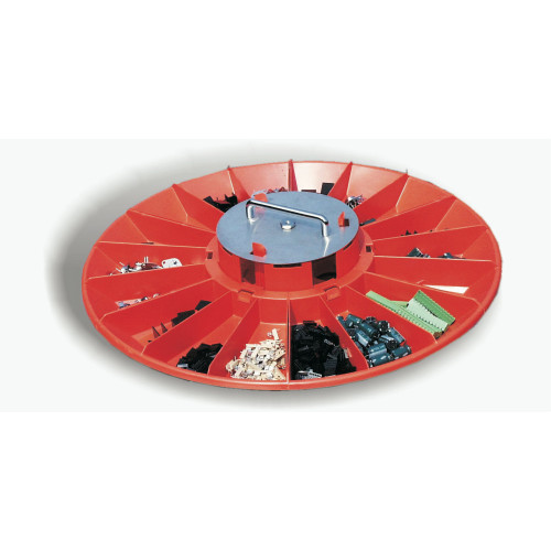Iteco 7804.616 4-tier component carousel, 450 mm diameter, orange non-dissipative plastic Iteco 7804.616 4-tier component carousel, 450 mm diameter, orange non-dissipative plastic