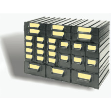 Iteco 7804.629 Complete drawer unit with 27 drawers (12 CAB1, 6 CAB2, 6 CAB3, 3 CAB4) for ESD components
