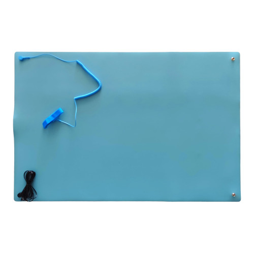 ITECO 7804833-90 Work table kit, 90X60cm LABESTAT light blue, ground cable and bracelet ITECO 7804833-90 Work table kit, 90X60cm LABESTAT light blue, ground cable and bracelet
