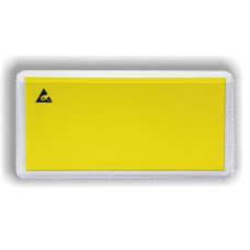 Iteco 7805360 Adhesive label holder with yellow internal tag