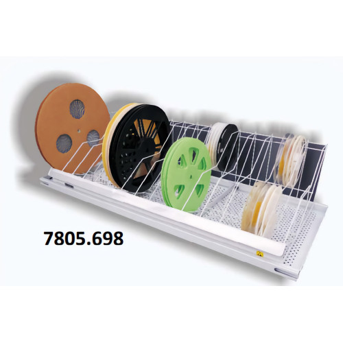 Iteco 7805.698 Galvanized metal reel holder 960x426x254(H) mm, 15 double 60 mm wide slots