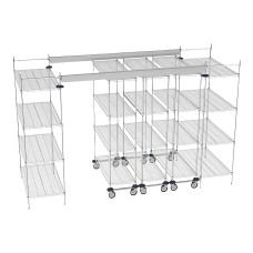 Iteco Metro Top-Track™ High-Density Mobile Shelving System