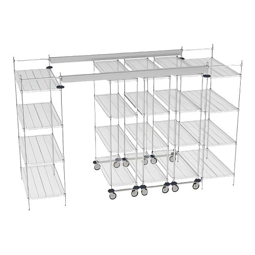Iteco Metro Top-Track™ High-Density Mobile Shelving System