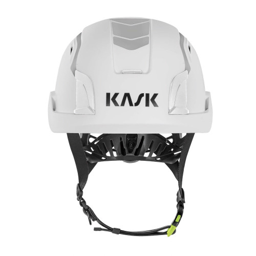 KASK WHE00080-201 ZENITH X PL HI VIZ Vented High Visibility Safety Helmet (White)