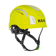 KASK WHE00080-221 ZENITH X PL HI VIZ Vented High Visibility Safety Helmet (Fluo Yellow)