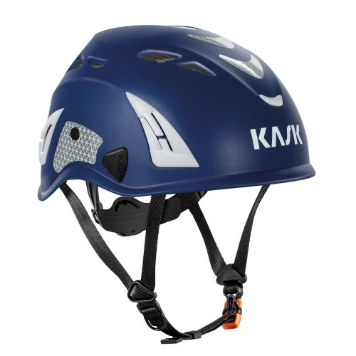 KASK WHE00105-208 SUPERPLASMA AQ HI VIZ High Visibility Vented Helmet (Blue)