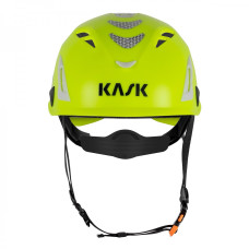 KASK WHE00105-221 SUPERPLASMA AQ HI VIZ High Visibility Vented Helmet (Fluo Yellow)