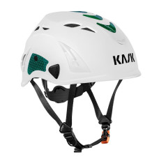 KASK WHE00105-253 SUPERPLASMA AQ HI VIZ High Visibility Vented Helmet (White/Green)