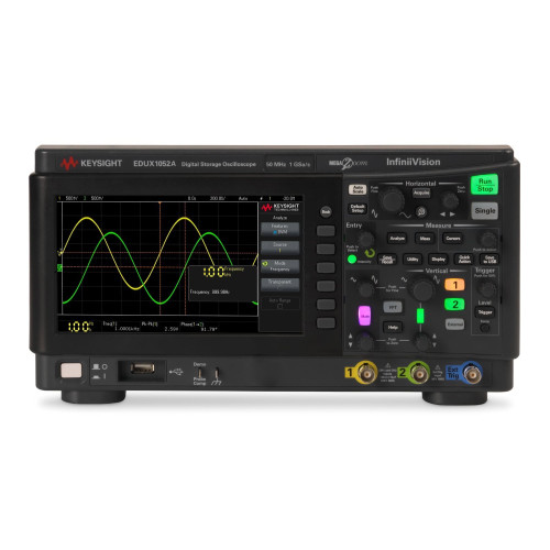 KEYSIGHT EDUX1052A Digital Oscilloscope 50 MHz, 2 Analog Channels KEYSIGHT EDUX1052A Digital Oscilloscope 50 MHz, 2 Analog Channels
