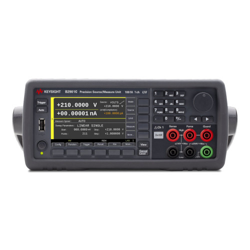 KEYSIGHT B2901C Source measure unit (SMU) di precisione, 1 canale, 100 fA, 210 V, 3 A DC, impulso 10,5 A KEYSIGHT B2901C Source measure unit (SMU) di precisione, 1 canale, 100 fA, 210 V, 3 A DC, impulso 10,5 A