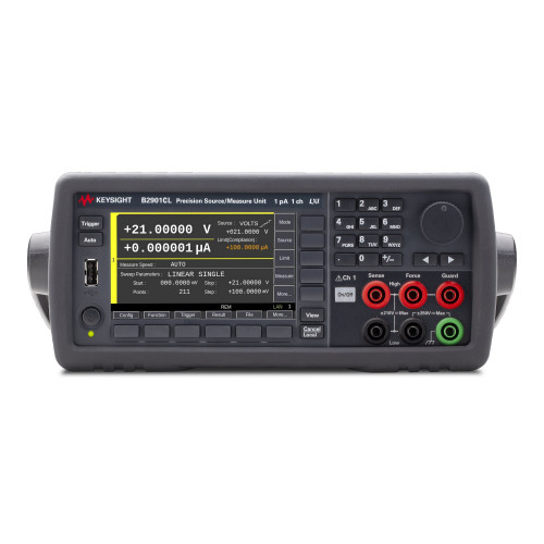 KEYSIGHT B2901CL Precision Source Measure Unit (SMU), 1 channel, 1 pA, 21 V, 1.5 A KEYSIGHT B2901CL Precision Source Measure Unit (SMU), 1 channel, 1 pA, 21 V, 1.5 A