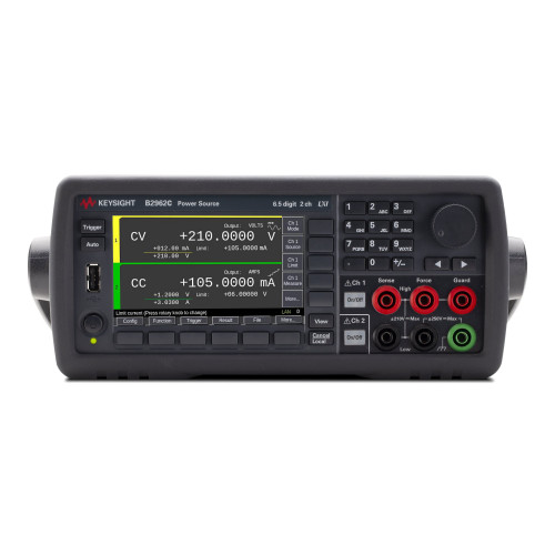 KEYSIGHT B2962C, 6.5 Digit Low Noise Power Source, 2 channels, 210 V, 3 A KEYSIGHT B2962C, 6.5 Digit Low Noise Power Source, 2 channels, 210 V, 3 A