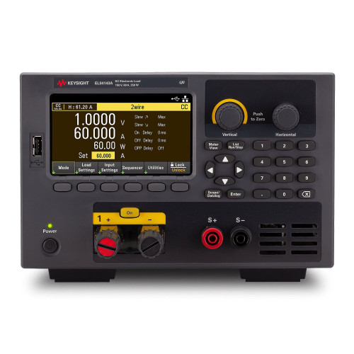 KEYSIGHT EL34143A DC Electronic Load, Single-Input: 150V, 60A, 350W: LAN, USB KEYSIGHT EL34143A DC Electronic Load, Single-Input: 150V, 60A, 350W: LAN, USB