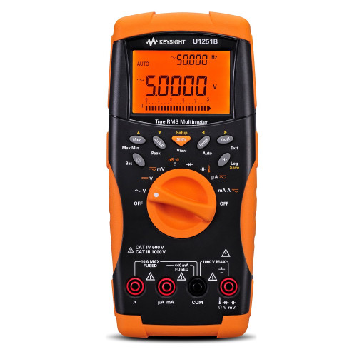 KEYSIGHT U1251B Handheld Digital Multimeter, 4 ½ Digit