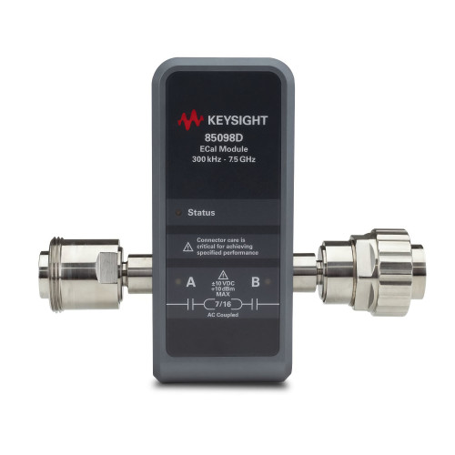 KEYSIGHT 85098D RF Electronic Calibration Module (ECal), DC/300 KHz to 7.5 GHz, 7-16, 2 port