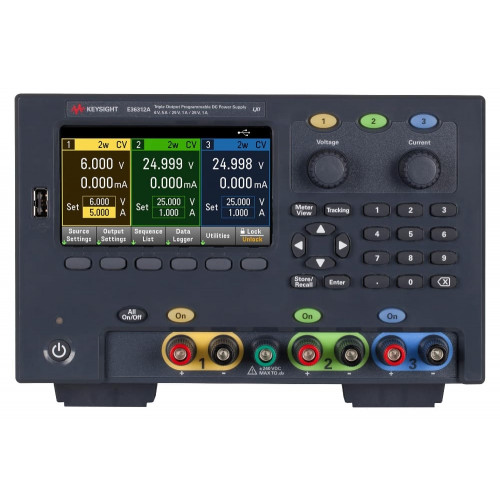 KEYSIGHT E36312A 80W Triple Output Power Supply, 6V/5A, 25V/1A, 25V/1A