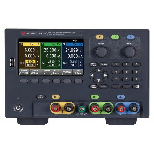 KEYSIGHT E36313A 160W Triple Output Power Supply 6V/10A, 25V/2A, 25V/2A KEYSIGHT E36313A 160W Triple Output Power Supply 6V/10A, 25V/2A, 25V/2A