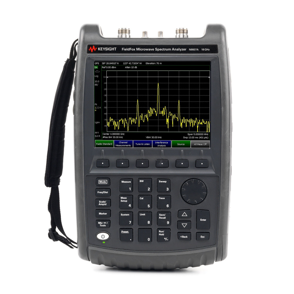 KEYSIGHT N9937A FieldFox 18GHz Handheld Microwave Spectrum Analyzer ...