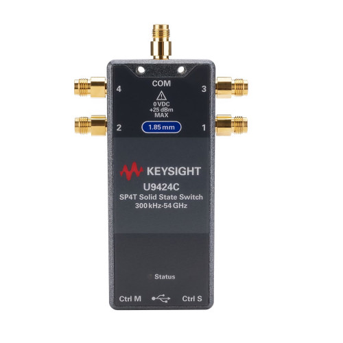 KEYSIGHT U9424C SP4T Solid State Switch, 300 kHz to 54 GHz KEYSIGHT U9424C SP4T Solid State Switch, 300 kHz to 54 GHz