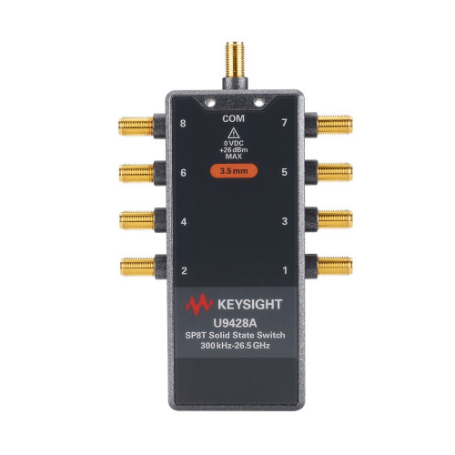 KEYSIGHT U9428A SP8T Solid State Switch, 300 kHz to 26.5 GHz KEYSIGHT U9428A SP8T Solid State Switch, 300 kHz to 26.5 GHz